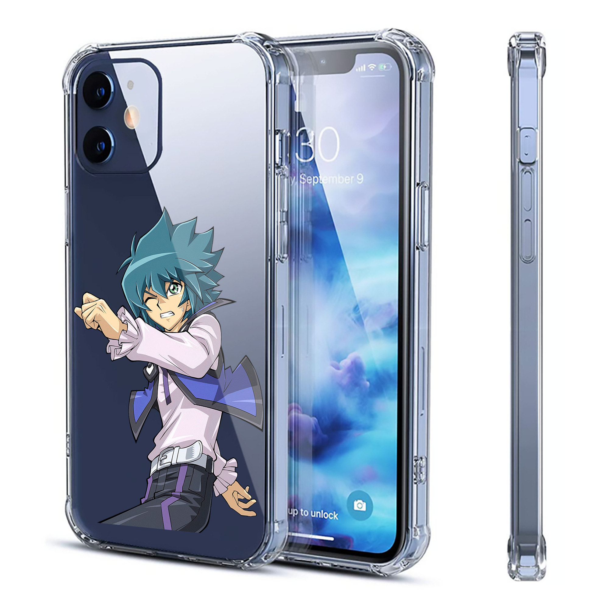 （画像用） 遊☆戯☆王 Yu-Gi-Oh! 【iPhone 12シリーズ対応】透明スマホケース（クリアソフトケース）